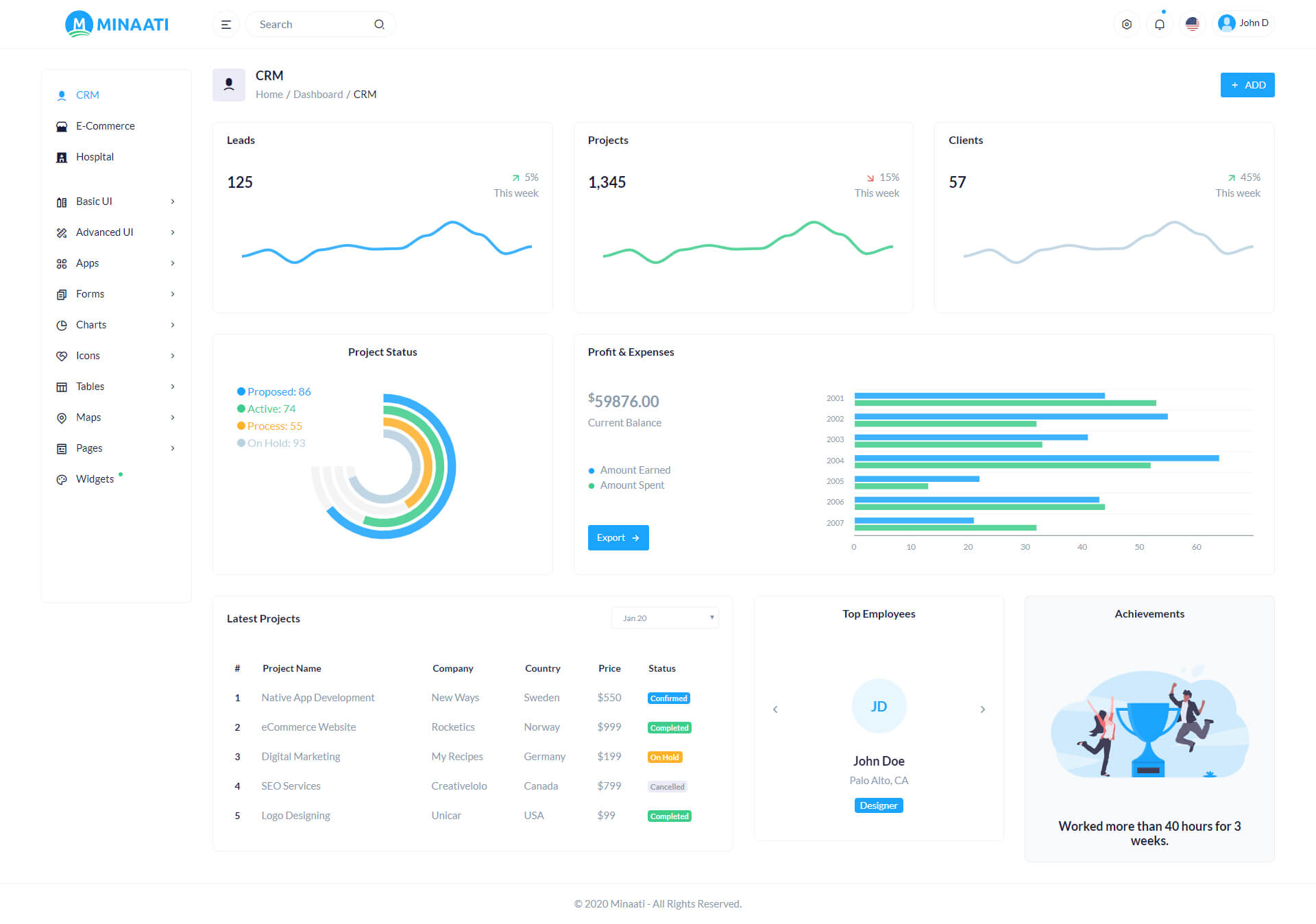 Compact Light Verical